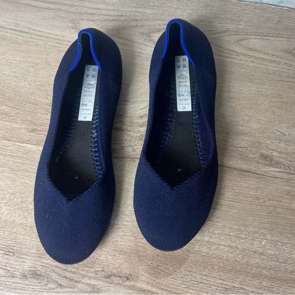 Rothy's Blue Flats Comfortable - Picture 1 of 4